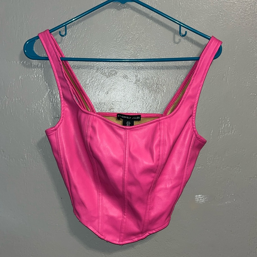 Pink crop